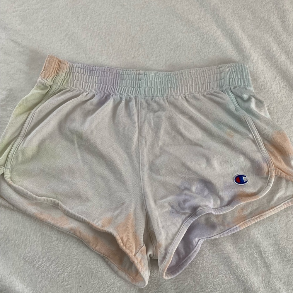 Champion light tie dye shorts